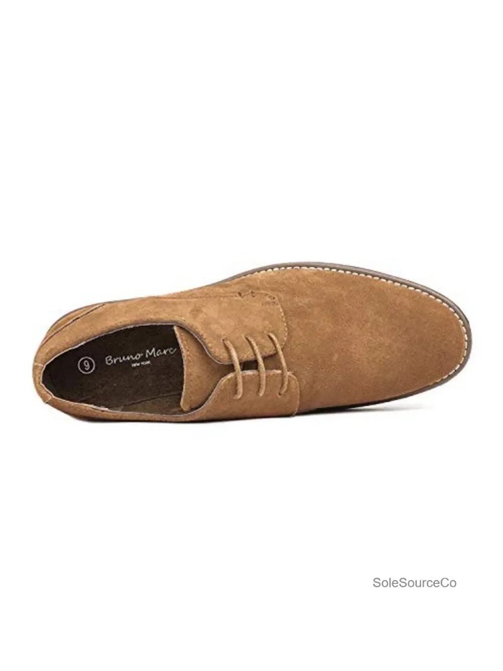 Mens Suede Lace Up Oxfords Wingtip Dress Shoes